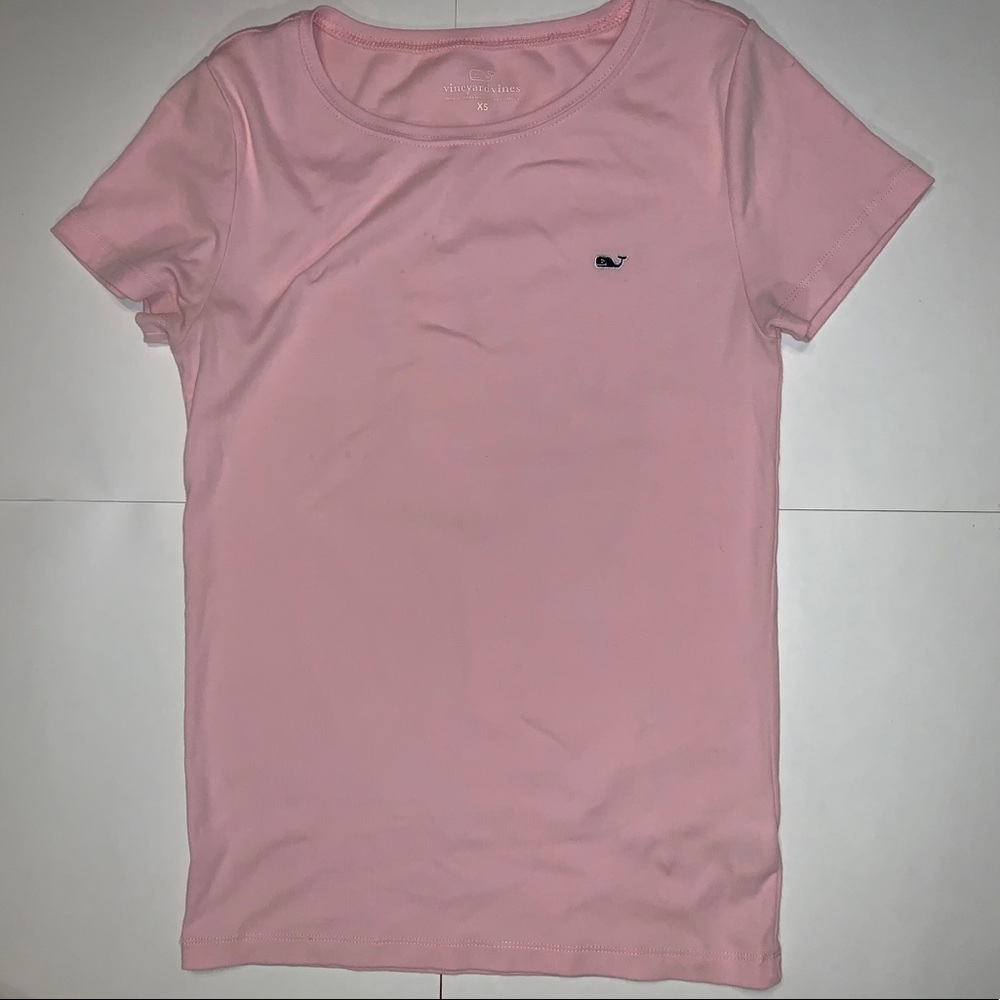 Vineyard Vines Light Pink Cotton T-shirt